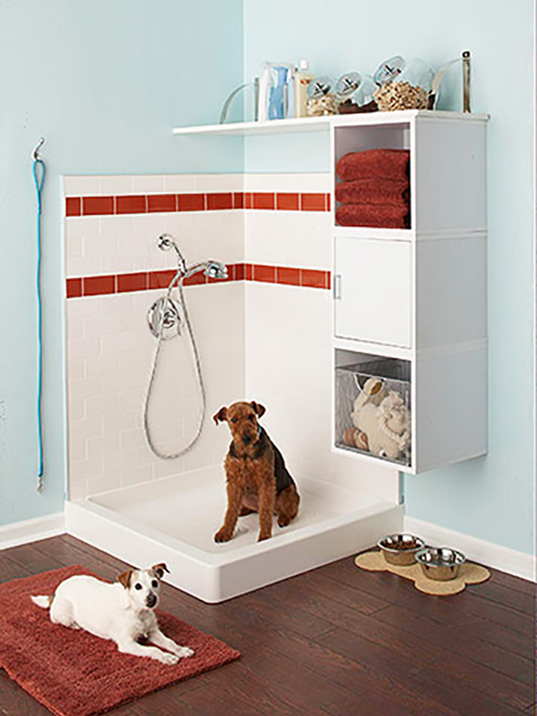 Better Homes and Gardens Mudroom dog shower