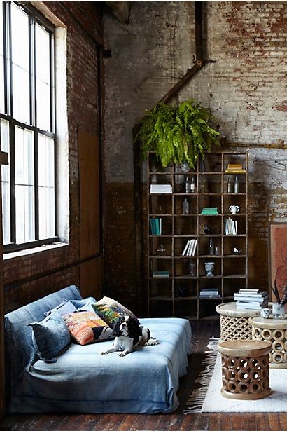 A lovely, loft space by Kim Ficaro for Anthropologie